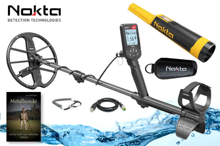 Nokta Simplex ULTRA Metalldetektor & Accupoint Pinpointer & Schatzsucherhandbuch
