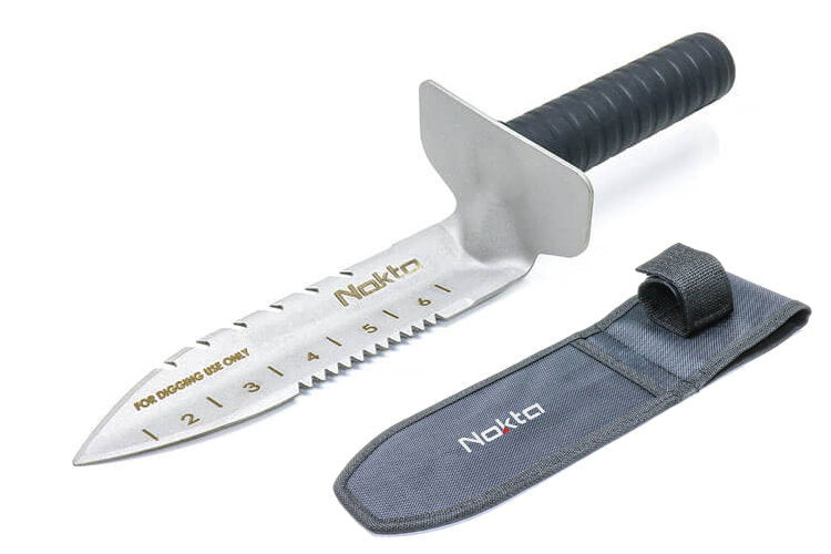 Nokta FINDX PRO Metalldetektor mit Kopfhörer & Grabemesser & Detektortasche