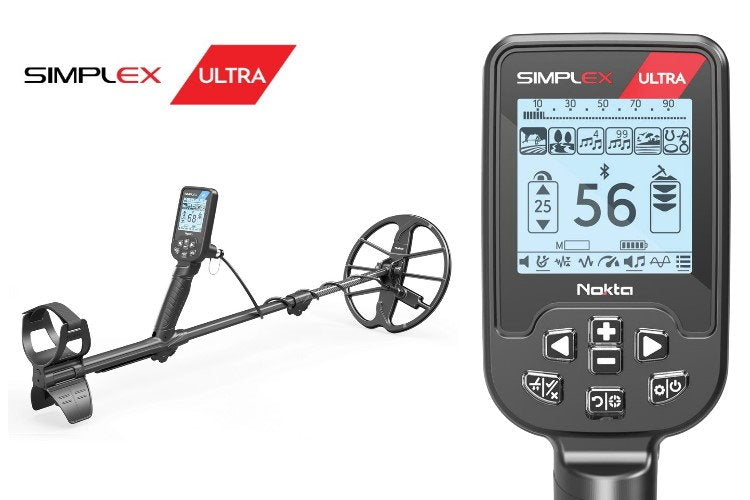 Nokta Simplex ULTRA Metalldetektor mit Nokta Pinpointer und Nokta Zubehörpaket als Gratiszugabe