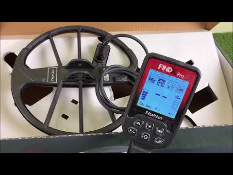 Nokta FINDX PRO Metalldetektor mit Kopfhörer & Grabemesser & Detektortasche